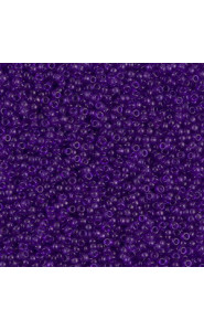 Miyuki rocailles Perlen 15/0 - Dyed transparent red violet 15-1314
